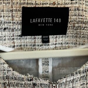 Lafayette 148 New York Tweed Jacket, Size 20 W.